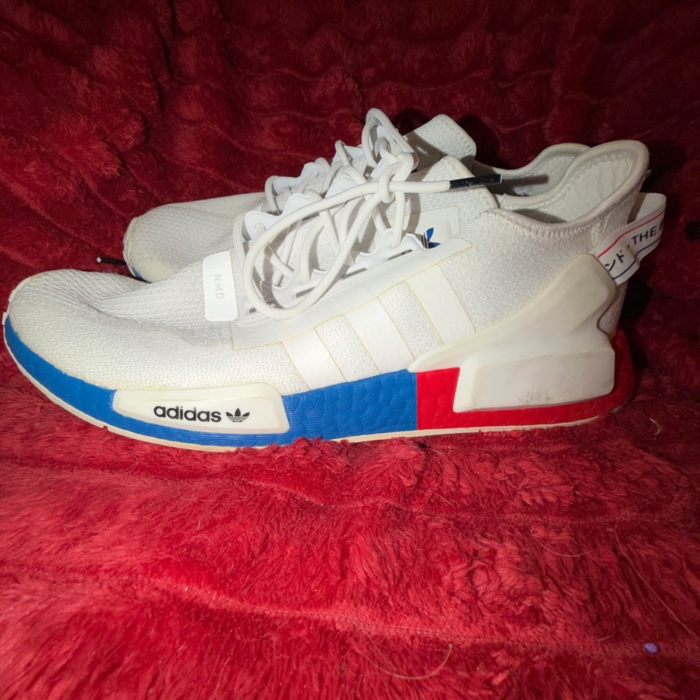 adidas Nmd_R1 V2 White Lush Red FX4148